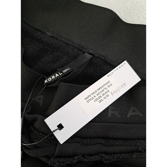 Revolve NEW Koral Activewear Napo Valo Sweatpant Pink Stars Strip Crop Small S - Picture 10 of 10